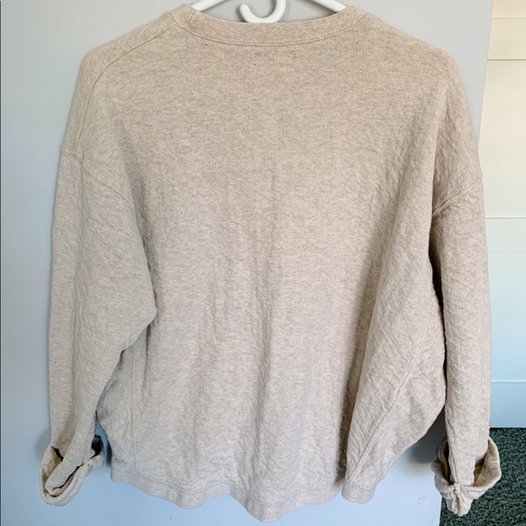 Cream Zara Sweatshirt (S) - Picture 4 of 5